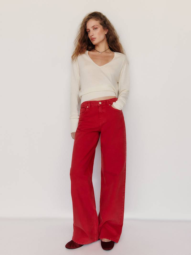 Micah V-Neck Sweater Top