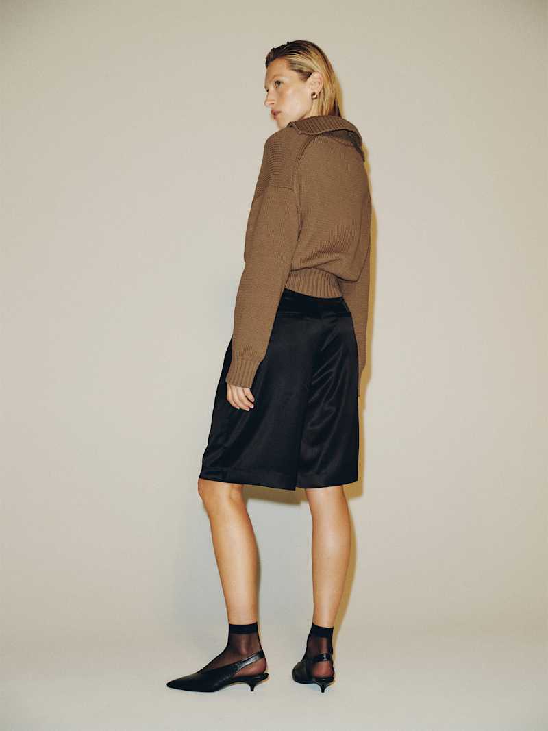 Barney Cotton Quarter-Zip Sweater