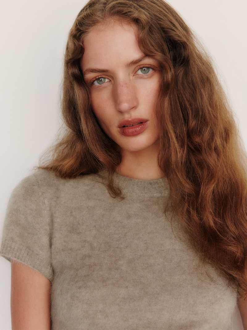 Darcy Brushed Cashmere Tee