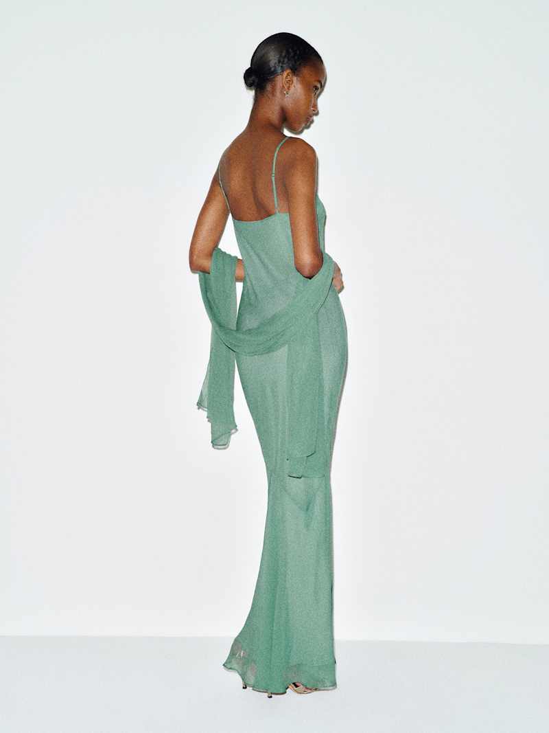 Rida Silk Chiffon Dress