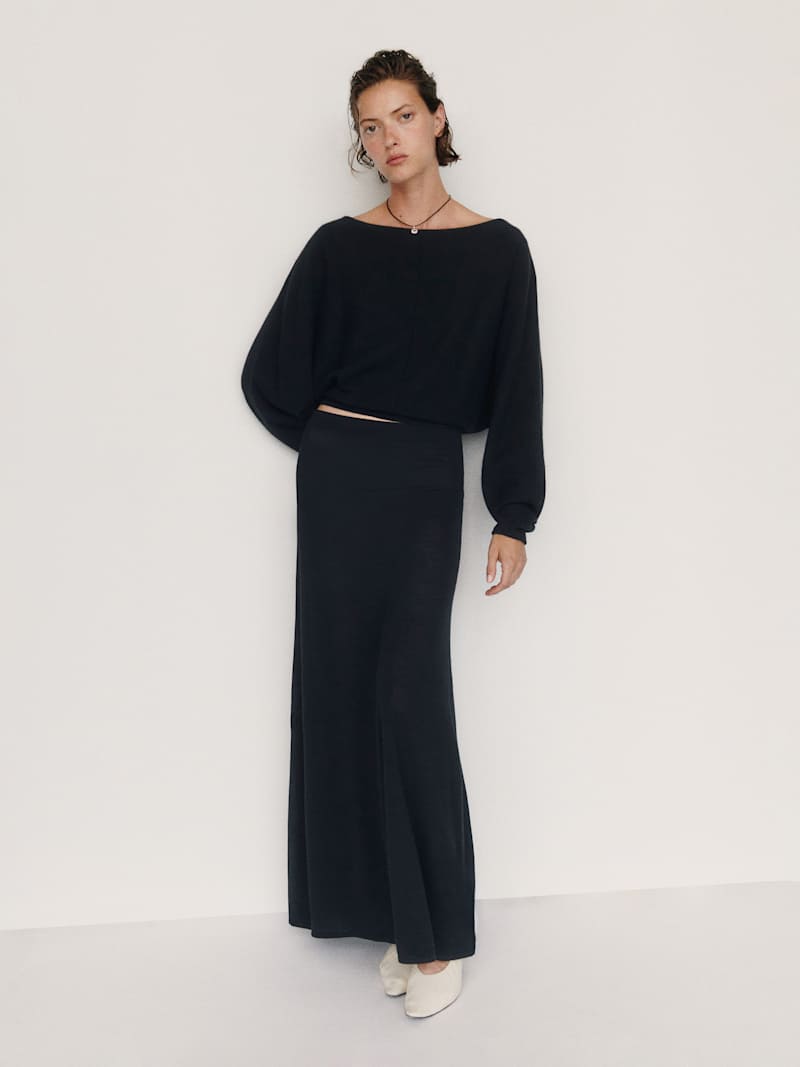 Brianna Cashmere Boatneck Top