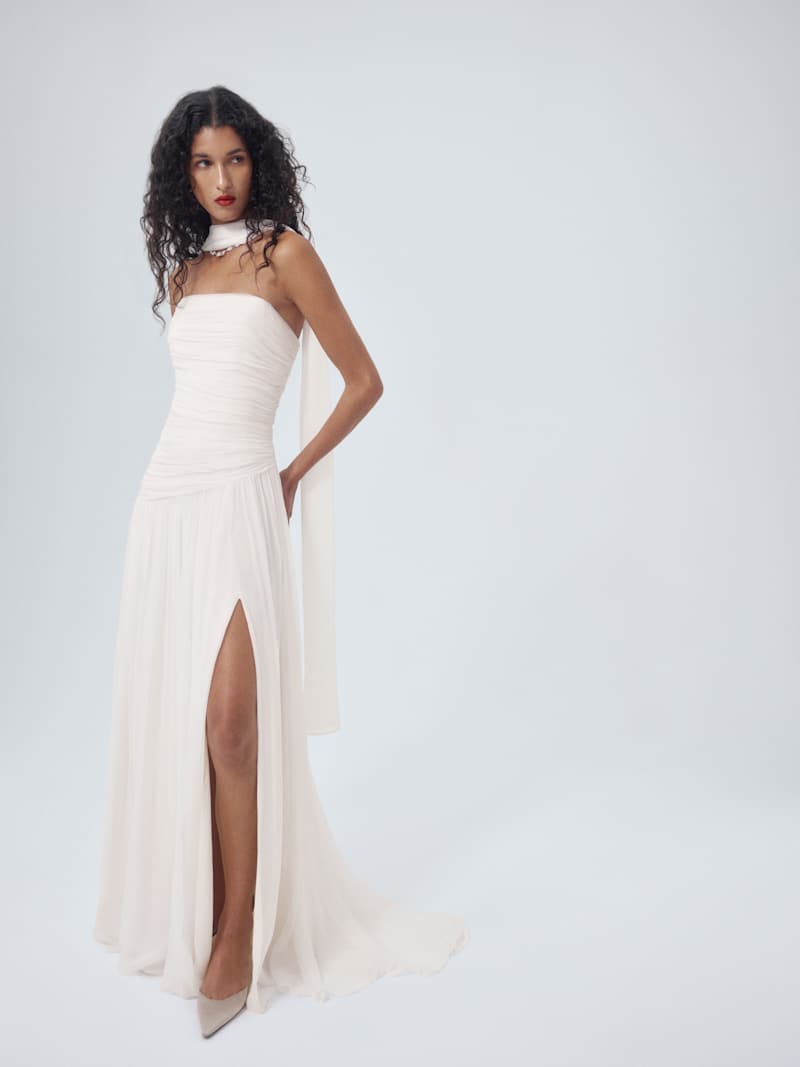 Aniela Silk Chiffon Dress