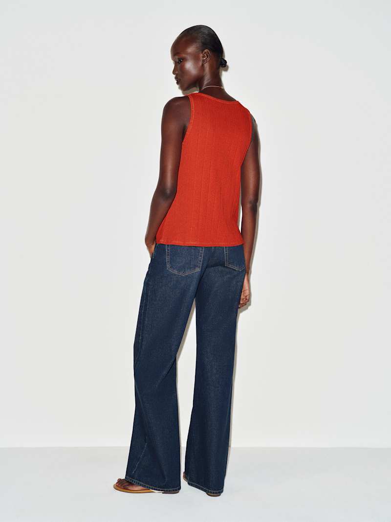 Eva Pointelle Knit Top
