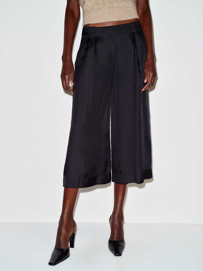 Robbie Silk Twill Culotte