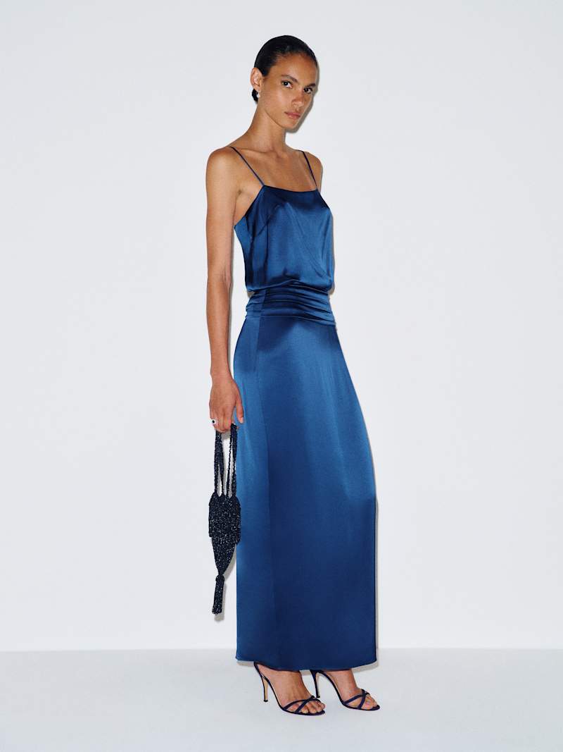 Petites Ofelia Silk Dress