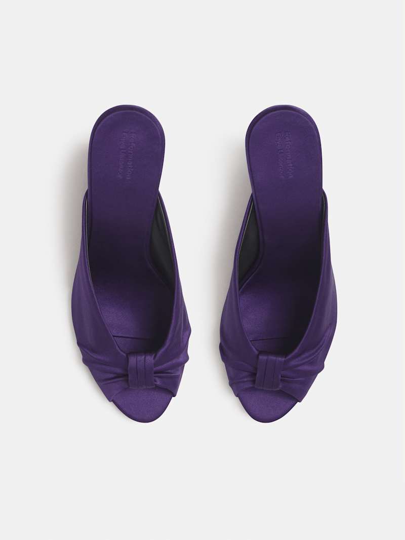 Enya Satin Wedge Sandal