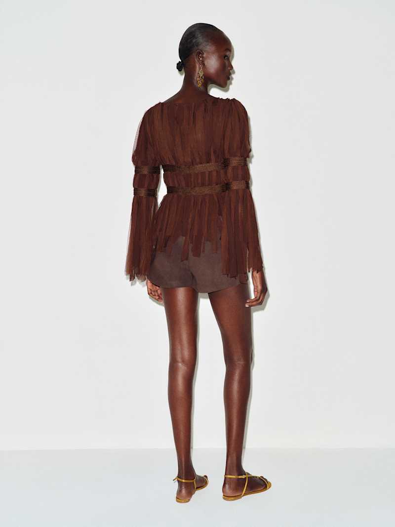 Vintage Max Mara Fringe Top