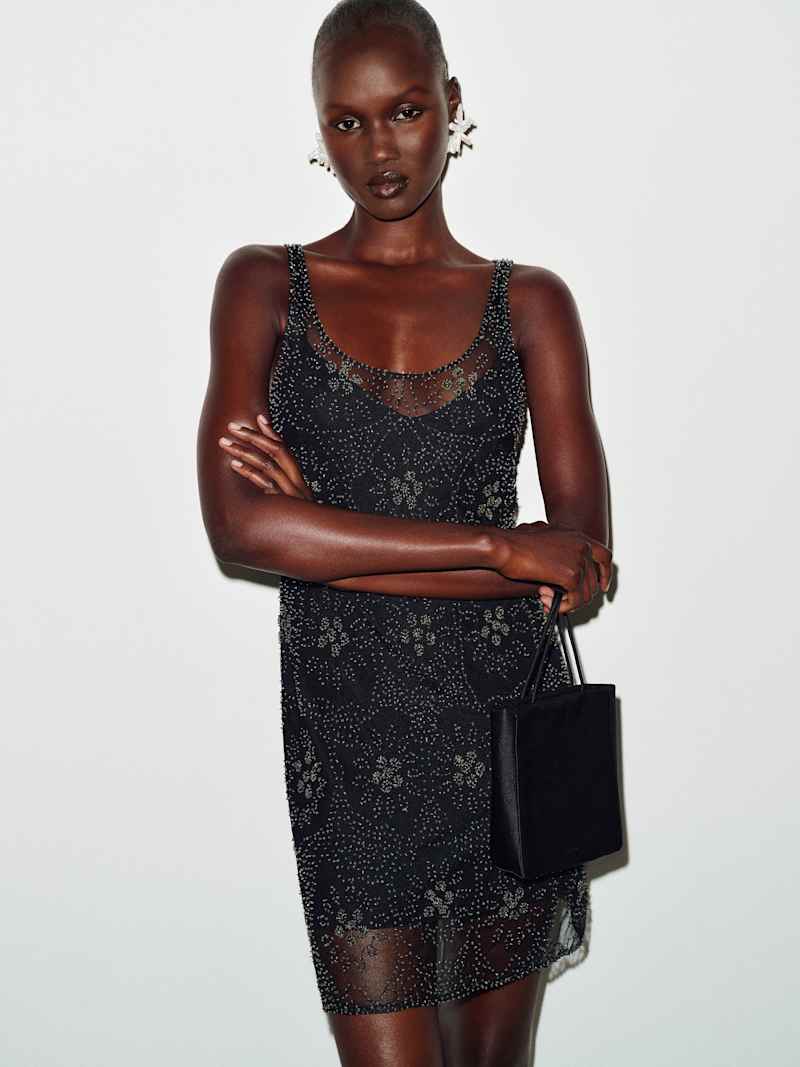 Vintage Vivienne Tam Beaded Dress