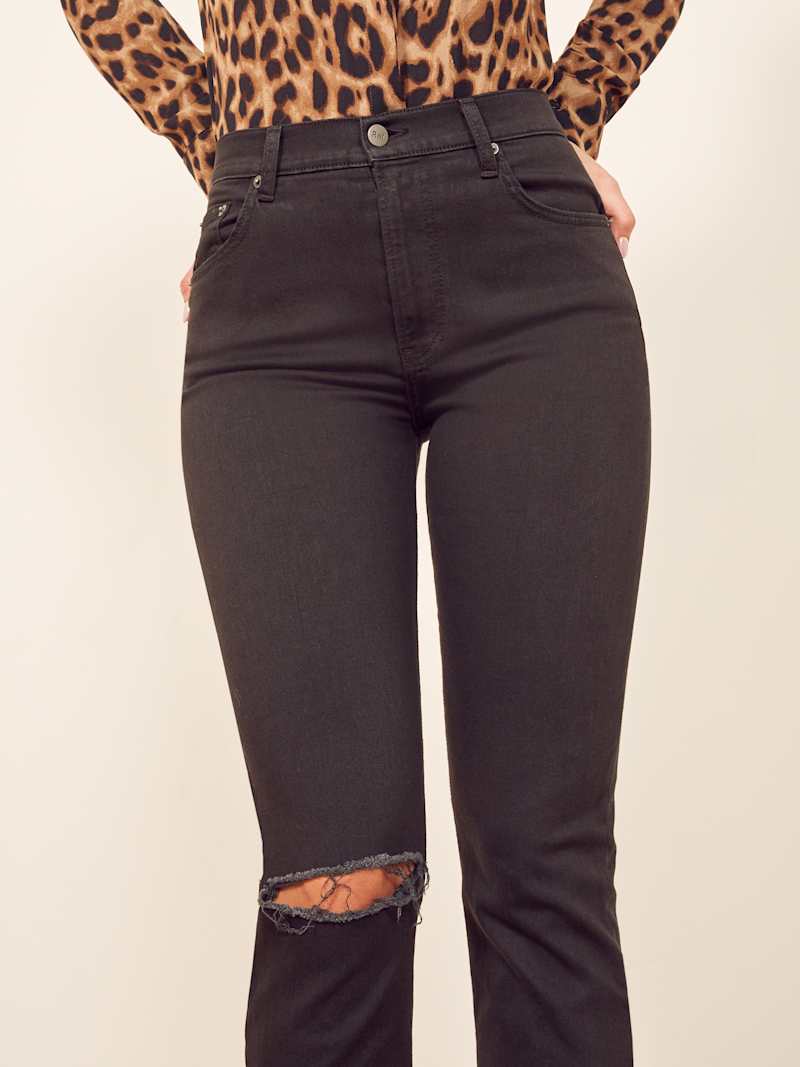Liza High Rise Straight Jeans