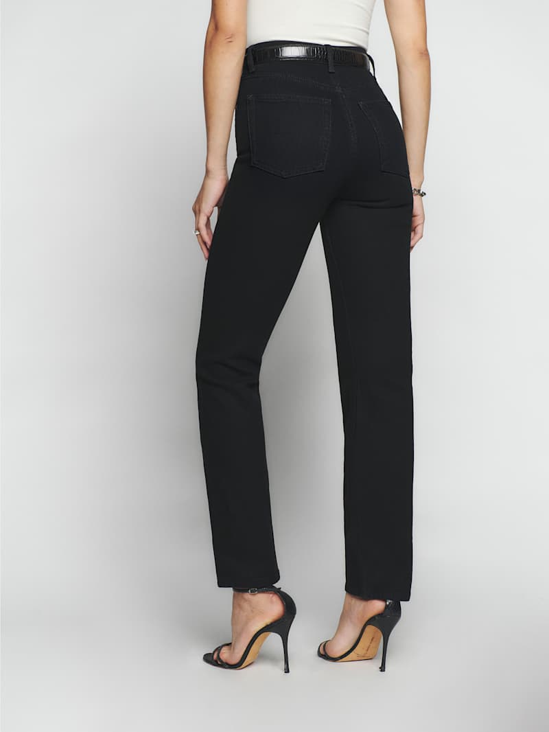 Liza Ultra High Rise Straight Jeans