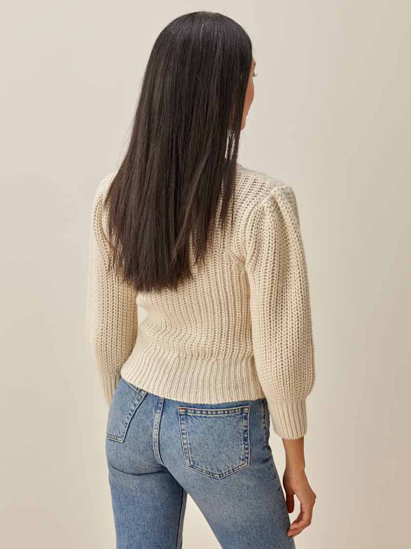 Moneta Puff Sleeve Sweater