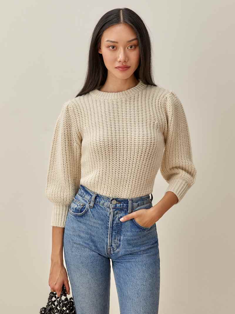 Moneta Puff Sleeve Sweater