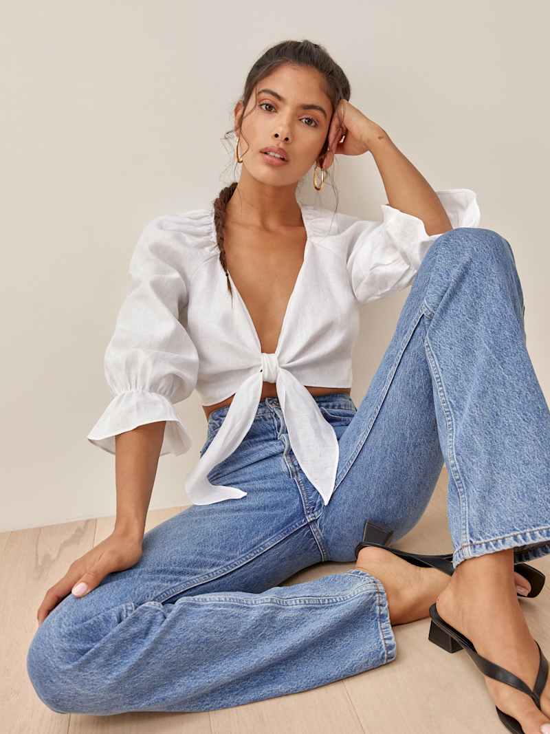 Hummingbird Linen Top