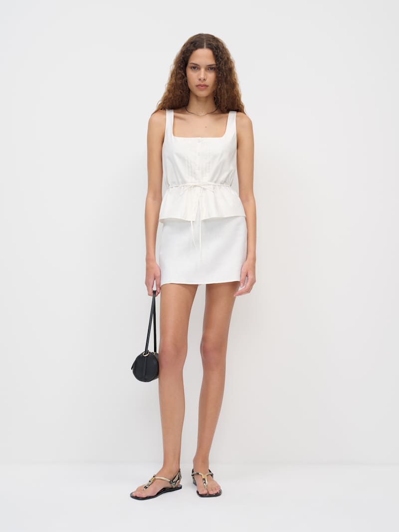 Veranda Linen Skirt