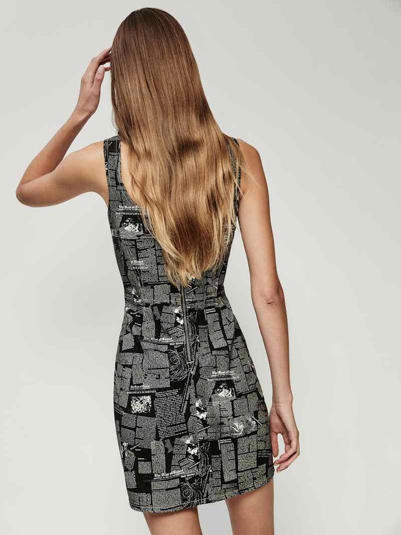 Davies Style Zine Bustier Denim Mini Dress